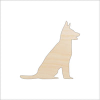 Dog Wood Craft Shape - Laser Cut Baltic Birch Unfinished DIY Wood Art Supplies DOG142 - The Wood Shape Store