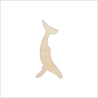 Whale Wood Craft Shape - Laser Cut Baltic Birch Unfinished DIY Wood Art Supplies SEA89 - The Wood Shape Store