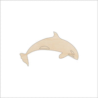 Whale Wood Craft Shape - Laser Cut Baltic Birch Unfinished DIY Wood Art Supplies SEA125 - The Wood Shape Store