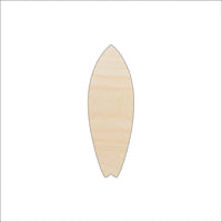 Surfboard Wood Craft Shape - Laser Cut Baltic Birch Unfinished DIY Wood Art Supplies SPT389 - The Wood Shape Store