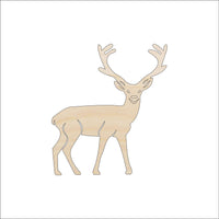 Deer Wood Craft Shape - Laser Cut Baltic Birch Unfinished DIY Wood Art Supplies DER67 - The Wood Shape Store