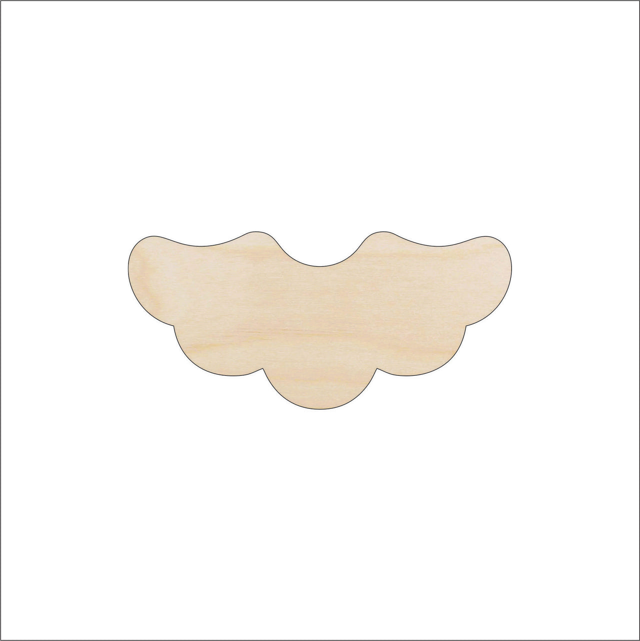 Plaque Wood Craft Shape - Laser Cut Baltic Birch Unfinished DIY Wood Art Supplies BSC50 - The Wood Shape Store
