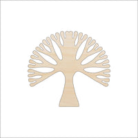 Tree Wood Craft Shape - Laser Cut Baltic Birch Unfinished DIY Wood Art Supplies TRE22 - The Wood Shape Store