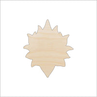 Flower Wood Craft Shape - Laser Cut Baltic Birch Unfinished DIY Wood Art Supplies FLR27 - The Wood Shape Store
