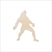 Werewolf Wood Craft Shape - Laser Cut Baltic Birch Unfinished DIY Wood Art Supplies FAL190 - The Wood Shape Store