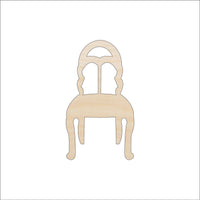 Chair Wood Craft Shape - Laser Cut Baltic Birch Unfinished DIY Wood Art Supplies DCR40 - The Wood Shape Store