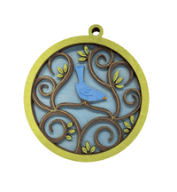 Bird 3D Laser Cut Ornament – Baltic Birch Wood Craft Supplies | DIY Wood Ornament Kit BR5 - The Wood Shape Store