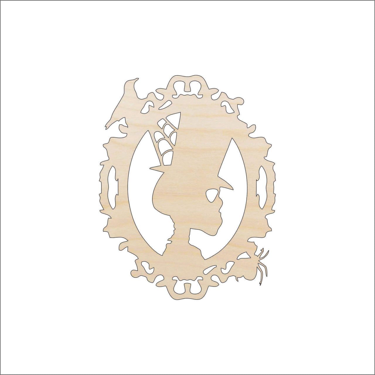 Skeleton Wood Craft Shape – Laser Cut Baltic Birch Unfinished DIY Wood Art Supplies FAL75 - The Wood Shape Store