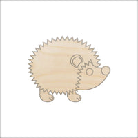 Hedgehog Wood Craft Shape – Laser Cut Baltic Birch Unfinished DIY Wood Art Supplies ANML13 - The Wood Shape Store