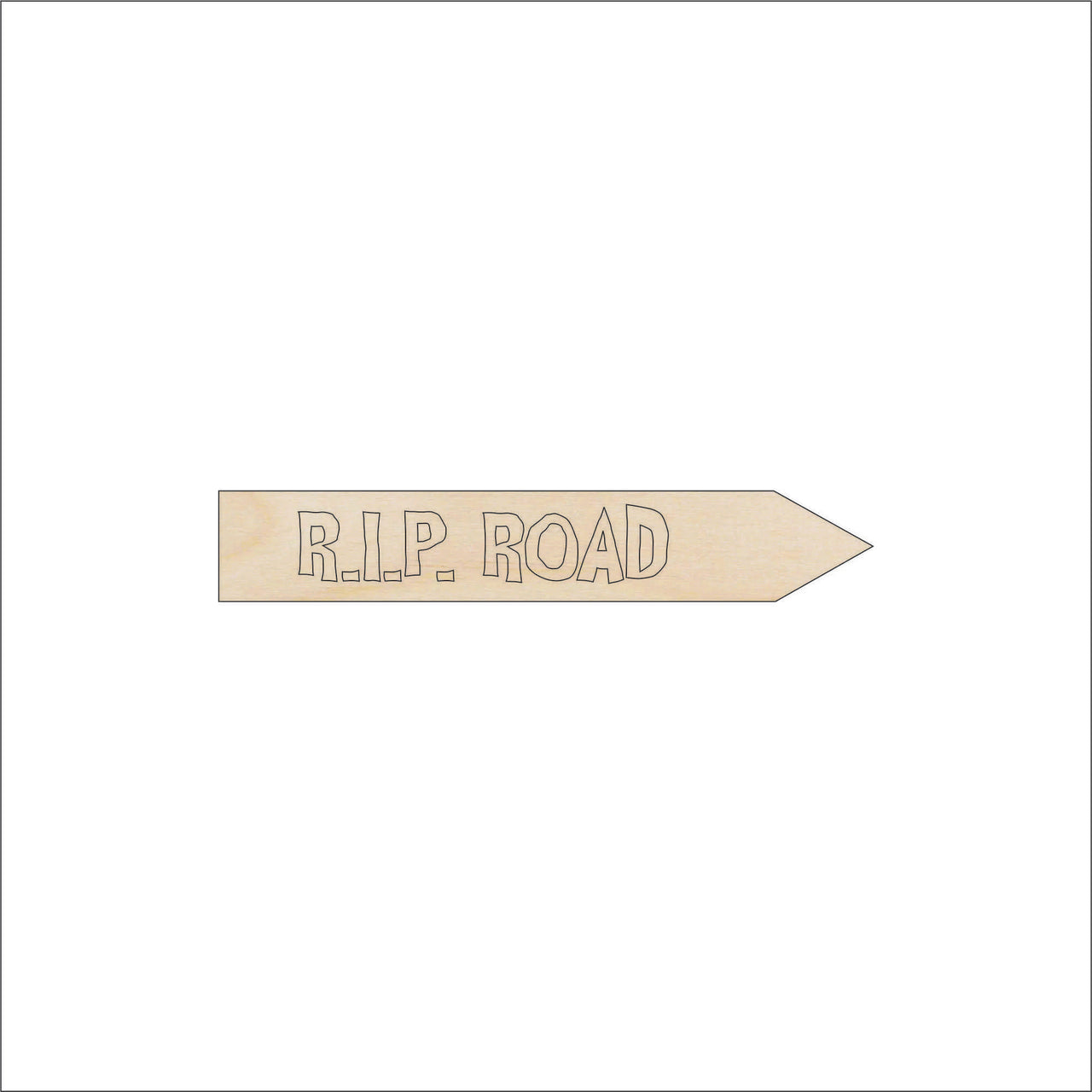 Halloween Wood Craft Shape - Laser Cut Baltic Birch Unfinished DIY Wood Art Supplies FAL192 - The Wood Shape Store