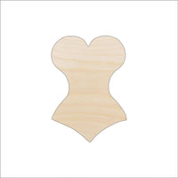 Corset Wood Craft Shape - Laser Cut Baltic Birch Unfinished DIY Wood Art Supplies CLT31 - The Wood Shape Store