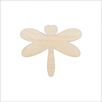 Dragonfly Wood Craft Shape - Laser Cut Baltic Birch Unfinished DIY Wood Art Supplies BUG116 - The Wood Shape Store
