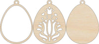 Easter 3D Laser Cut Ornament – Baltic Birch Wood Craft Supplies | DIY Wood Ornament Kit ES21 - The Wood Shape Store