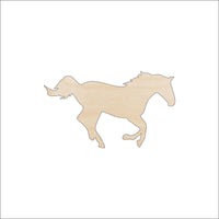 Horse Wood Craft Shape - Laser Cut Baltic Birch Unfinished DIY Wood Art Supplies HRS38 - The Wood Shape Store