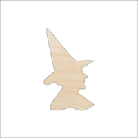 Witch Wood Craft Shape - Laser Cut Baltic Birch Unfinished DIY Wood Art Supplies FAL146 - The Wood Shape Store