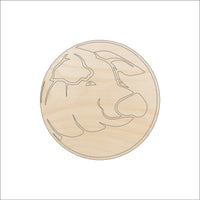 Pig Wood Craft Shape - Laser Cut Baltic Birch Unfinished DIY Wood Art Supplies PIG4 - The Wood Shape Store