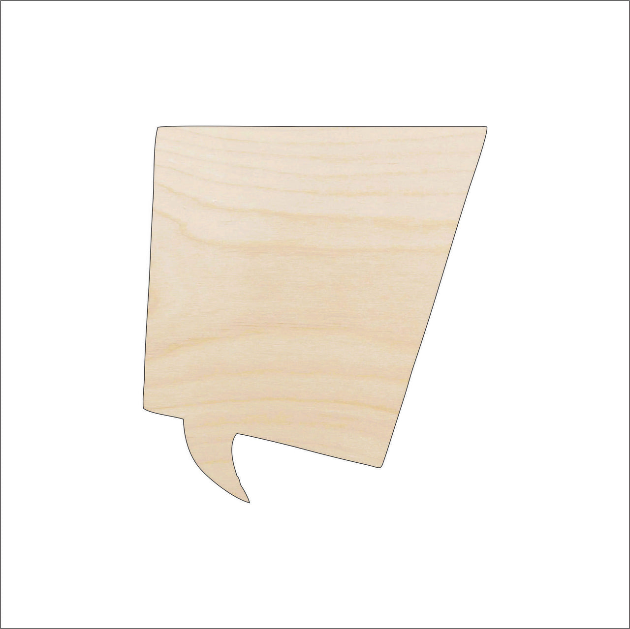 Bubble Wood Craft Shape - Laser Cut Baltic Birch Unfinished DIY Wood Art Supplies WRD63 - The Wood Shape Store