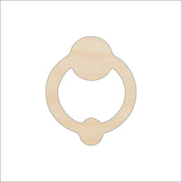 Door Knocker Wood Craft Shape - Laser Cut Baltic Birch Unfinished DIY Wood Art Supplies BLD144 - The Wood Shape Store