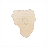 Geode Wood Craft Shape - Laser Cut Baltic Birch Unfinished DIY Wood Art Supplies XTR93 - The Wood Shape Store