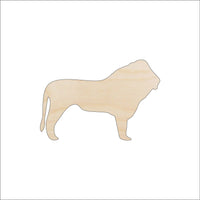 Lion Wood Craft Shape - Laser Cut Baltic Birch Unfinished DIY Wood Art Supplies CAT17 - The Wood Shape Store