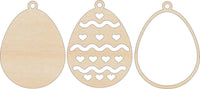 Easter 3D Laser Cut Ornament – Baltic Birch Wood Craft Supplies | DIY Wood Ornament Kit ES56 - The Wood Shape Store