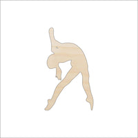 Dancer Wood Craft Shape - Laser Cut Baltic Birch Unfinished DIY Wood Art Supplies SPT41 - The Wood Shape Store