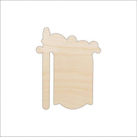 Sign Wood Craft Shape - Laser Cut Baltic Birch Unfinished DIY Wood Art Supplies SGN33 - The Wood Shape Store