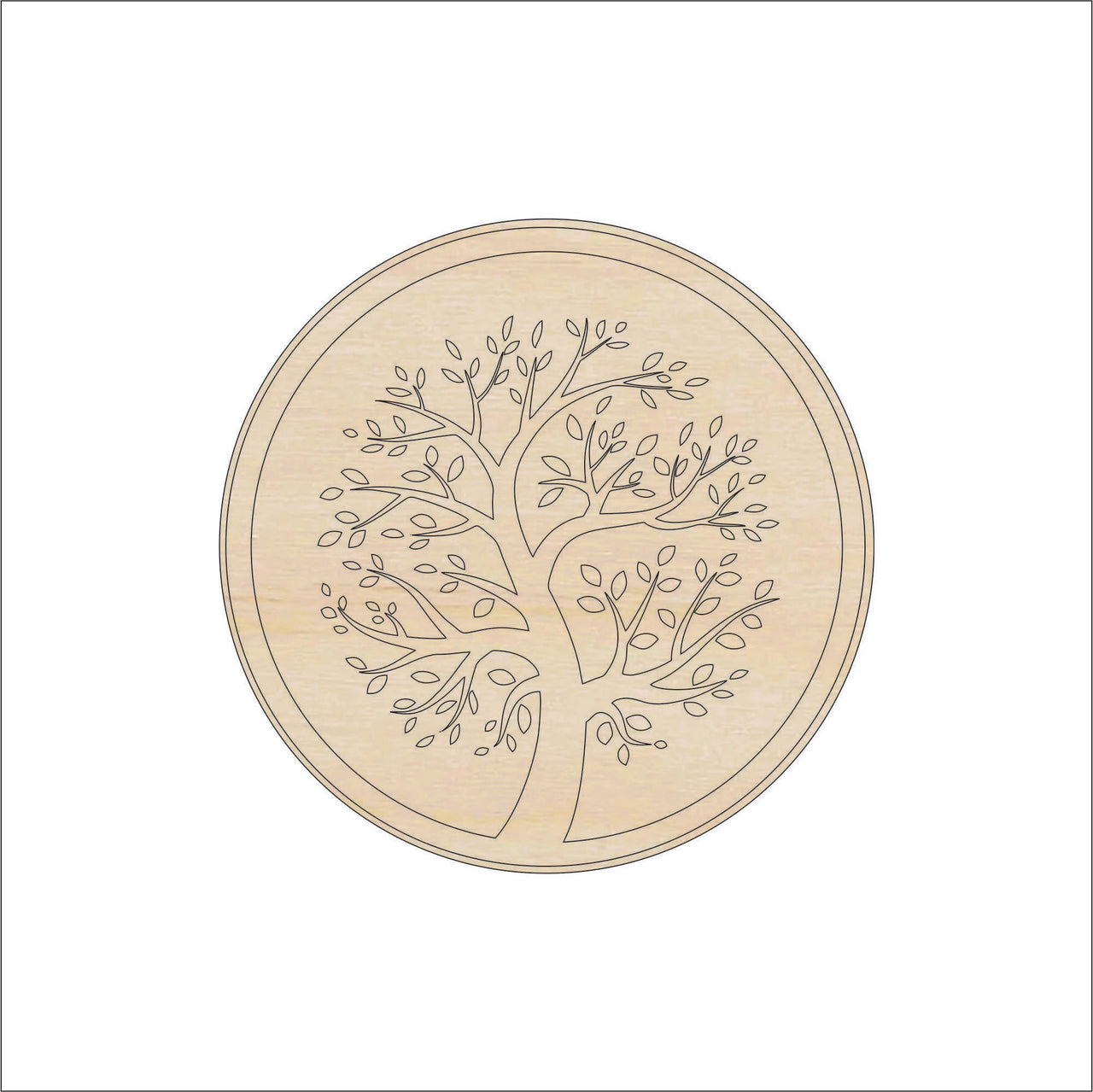 Tree of Life Wood Craft Shape Laser Cut Out Unfinished DIY Craft Supply TRE126 - The Wood Shape Store