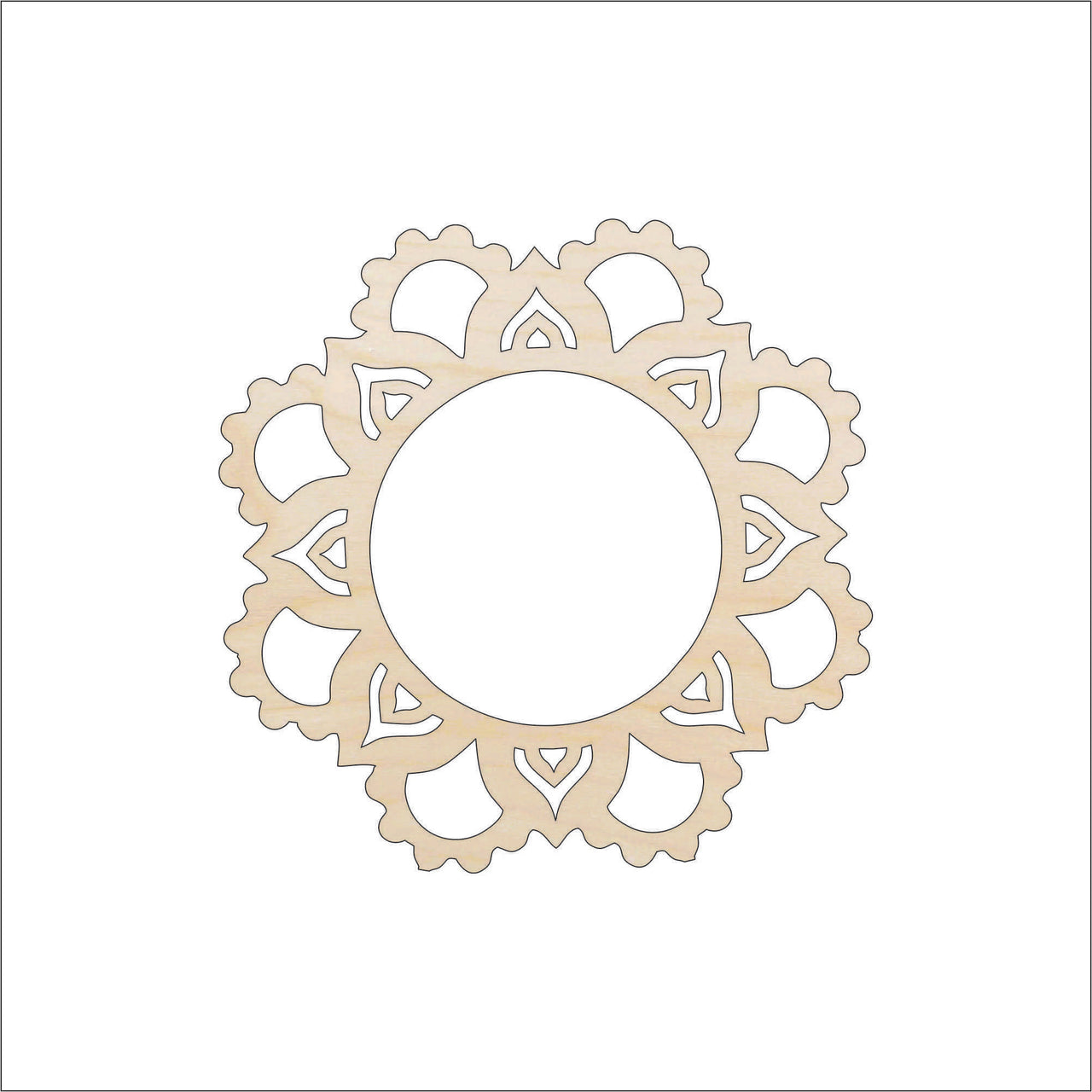 Design Wood Craft Shape - Laser Cut Baltic Birch Unfinished DIY Wood Art Supplies DSN81 - The Wood Shape Store