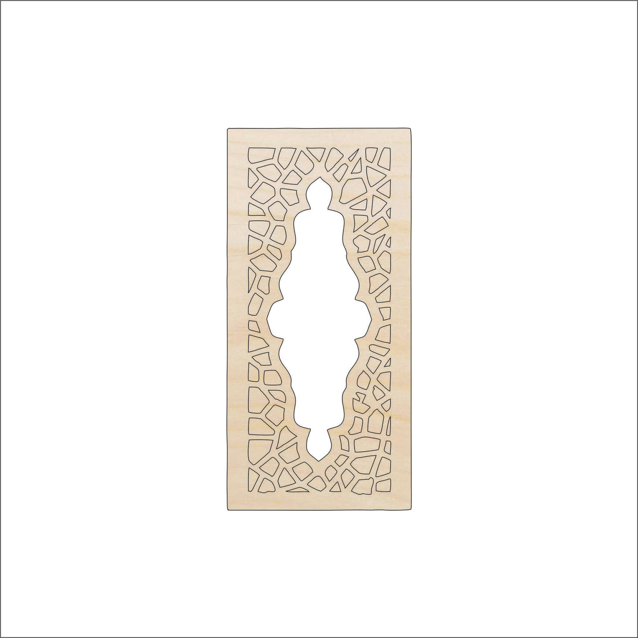 Design Wood Craft Shape - Laser Cut Baltic Birch Unfinished DIY Wood Art Supplies DSN12 - The Wood Shape Store