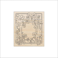 Tree Design Wood Craft Shape - Laser Cut Baltic Birch Unfinished DIY Wood Art Supplies DSN3 - The Wood Shape Store