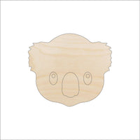 Koala Bear Wood Craft Shape – Laser Cut Baltic Birch Unfinished DIY Wood Art Supplies BER4 - The Wood Shape Store