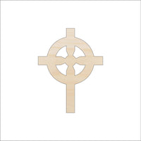 Cross Wood Craft Shape - Laser Cut Baltic Birch Unfinished DIY Wood Art Supplies REL13 - The Wood Shape Store