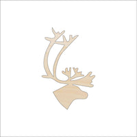 Deer Wood Craft Shape - Laser Cut Baltic Birch Unfinished DIY Wood Art Supplies DER31 - The Wood Shape Store