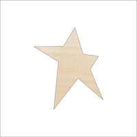 Star Wood Craft Shape - Laser Cut Baltic Birch Unfinished DIY Wood Art Supplies BSC1 - The Wood Shape Store