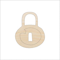 Key Wood Craft Shape - Laser Cut Baltic Birch Unfinished DIY Wood Art Supplies KEY28 - The Wood Shape Store