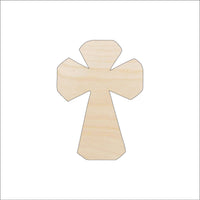 Cross Wood Craft Shape - Laser Cut Baltic Birch Unfinished DIY Wood Art Supplies REL51 - The Wood Shape Store