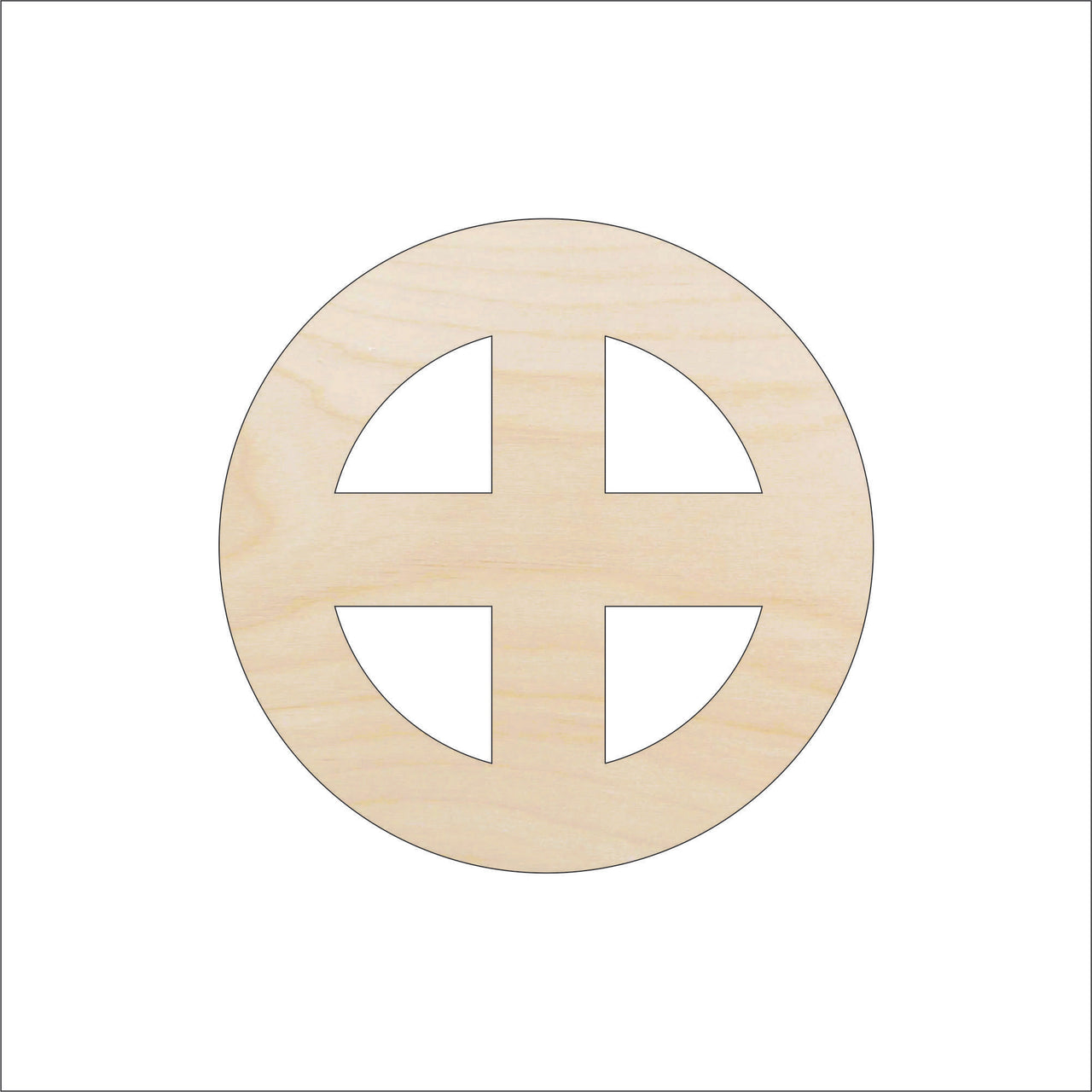 Window Wood Craft Shape - Laser Cut Baltic Birch Unfinished DIY Wood Art Supplies BLD115 - The Wood Shape Store