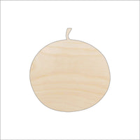 Pumpkin Wood Craft Shape - Laser Cut Baltic Birch Unfinished DIY Wood Art Supplies FAL117 - The Wood Shape Store