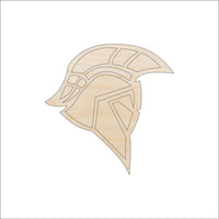 Helmet Armor Wood Craft Shape - Laser Cut Baltic Birch Unfinished DIY Wood Art Supplies MSK17 - The Wood Shape Store