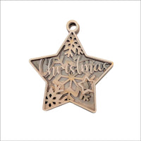 Star 3D Laser Cut Ornament – Baltic Birch Wood Craft Supplies | DIY Wood Ornament Kit XM18 - The Wood Shape Store