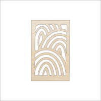 Design Wood Craft Shape - Laser Cut Baltic Birch Unfinished DIY Wood Art Supplies DSN45 - The Wood Shape Store