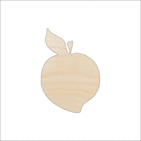 Peach Wood Craft Shape - Laser Cut Baltic Birch Unfinished DIY Wood Art Supplies FOD119 - The Wood Shape Store