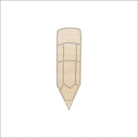 Pencil Wood Craft Shape - Laser Cut Baltic Birch Unfinished DIY Wood Art Supplies SCL7 - The Wood Shape Store