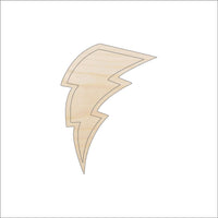 Lightning Wood Craft Shape - Laser Cut Baltic Birch Unfinished DIY Wood Art Supplies SKY4 - The Wood Shape Store