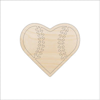 Baseball Wood Craft Shape - Laser Cut Baltic Birch Unfinished DIY Wood Art Supplies SPT640 - The Wood Shape Store