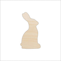 Bunny - Wood Craft Shape - Laser Cut Baltic Birch Unfinished DIY Wood Art Supplies BNY14 - The Wood Shape Store