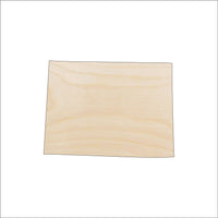Colorado Wood Craft Shape - Laser Cut Baltic Birch Unfinished DIY Wood Art Supplies STAT54 - The Wood Shape Store
