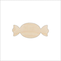 Candy Wood Craft Shape - Laser Cut Baltic Birch Unfinished DIY Wood Art Supplies FOD55 - The Wood Shape Store