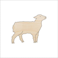 Sheep Wood Craft Shape - Laser Cut Baltic Birch Unfinished DIY Wood Art Supplies SHP33 - The Wood Shape Store